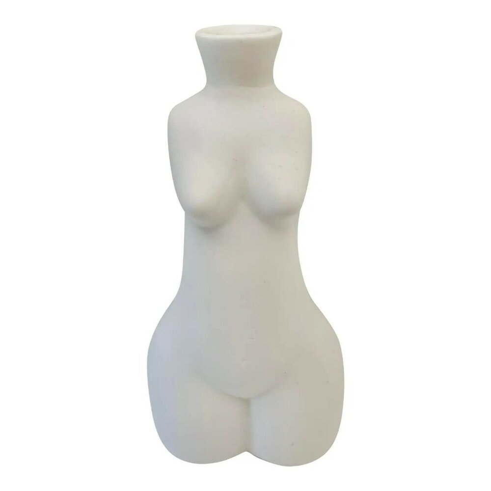 Modern Contemporary Figurative Ceramic Women’s Nude Figure Vase